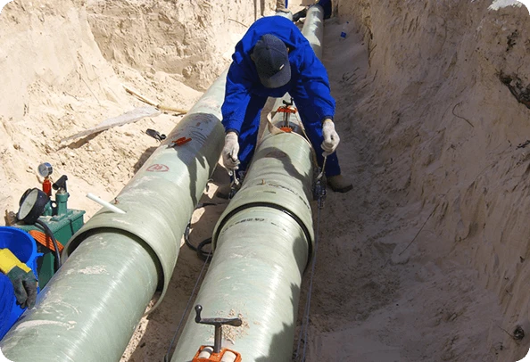 Proyecto de tuber&iacute;a de agua contra incendios de FRP para el campo petrol&iacute;fero de la cuenca de Sirte,