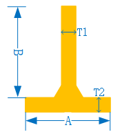 Fibra de vidrio GFRP FRP Ángulo de acero en forma de T para soporte de cable de soporte de quilla de pared FT-ATS12