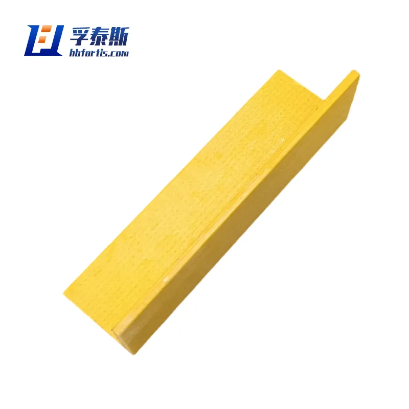 Fibra de vidrio GFRP FRP &Aacute;ngulo de acero en forma de L para expositores estructuras de armadura FT-A