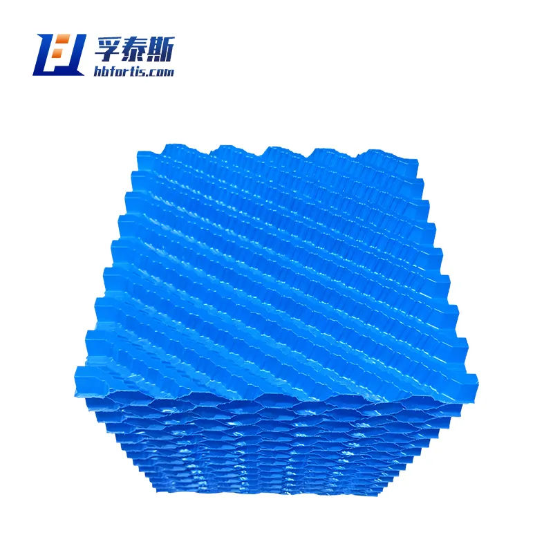 Fibra de vidrio GRP FRP PVC de intercambio de calor de alta eficiencia para hoja de material de rell