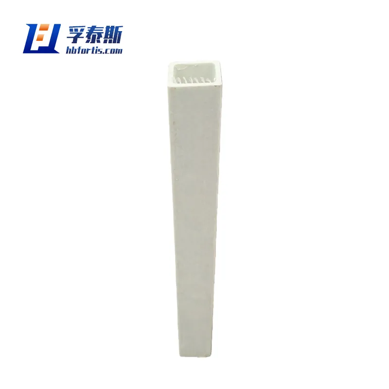 Tubo cuadrado de fibra de vidrio GFRP FRP para barandillas, vallas, estante FT-ST25