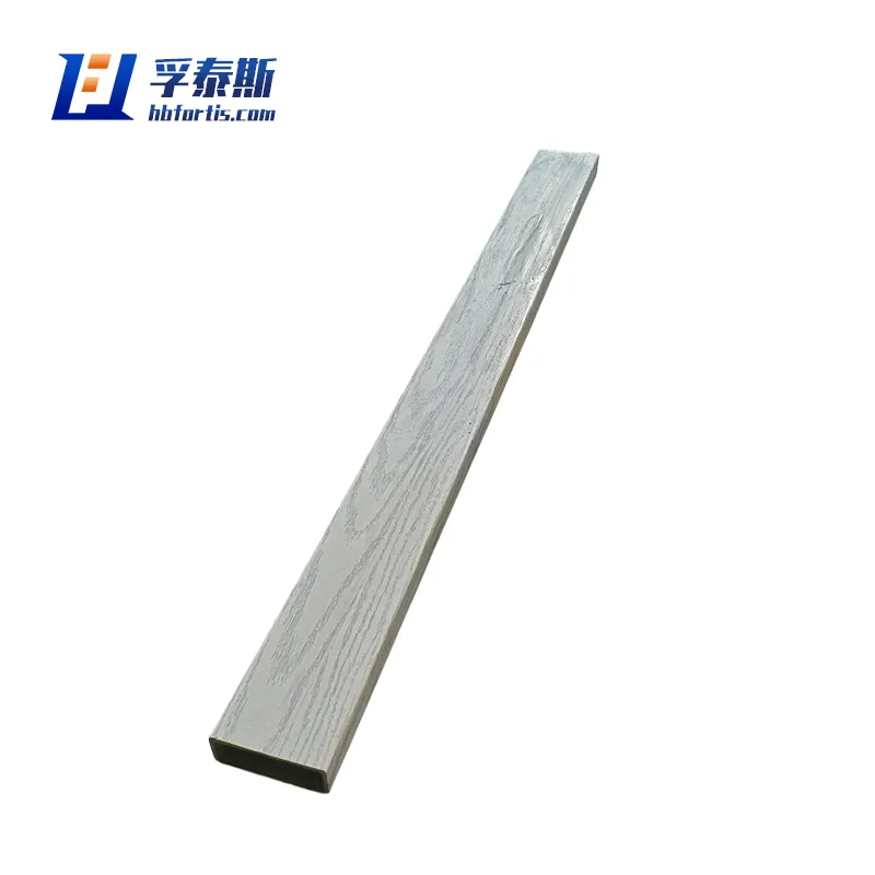 Tubo rectangular de fibra de vidrio GFRP FRP para soporte de equipos soporte fotovoltaico FT-RCT40w