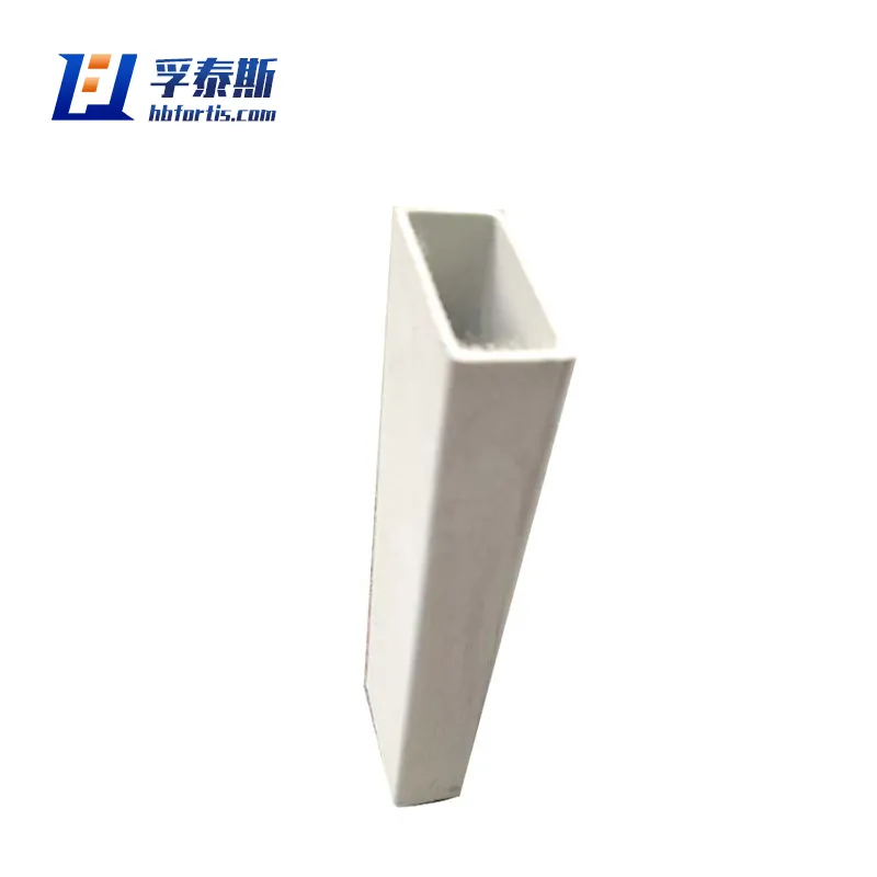 Tubo rectangular de fibra de vidrio GFRP FRP para marco de ventana de pasamanos con soporte fotovolt