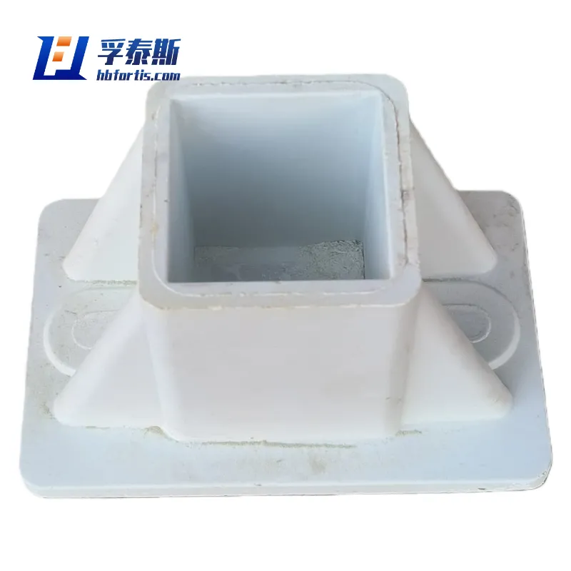 Accesorios de conexi&oacute;n de barandillas de fibra de vidrio GFRP FRP para varilla de soporte FT-GCA-3