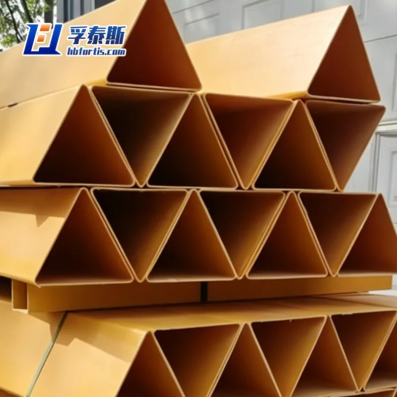 Fibra de vidrio GFRP FRP Triangleq para entornos industriales corrosivos FT-T