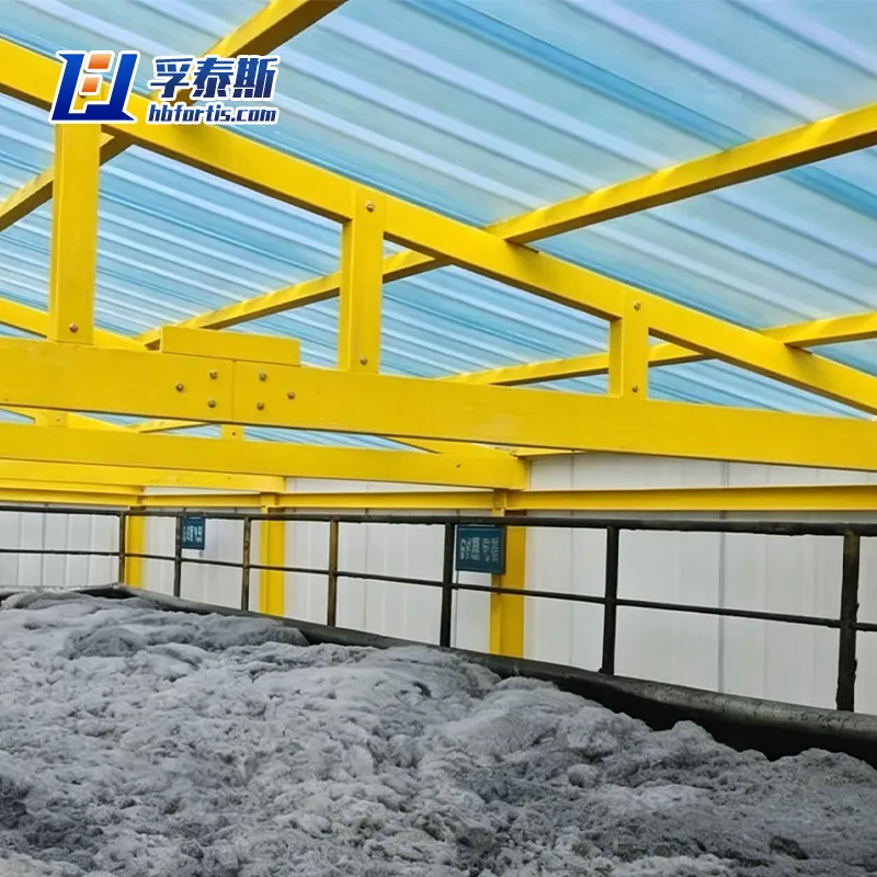Tubo cuadrado de fibra de vidrio GFRP FRP para estructuras de construcci&oacute;n en un proveedor de China