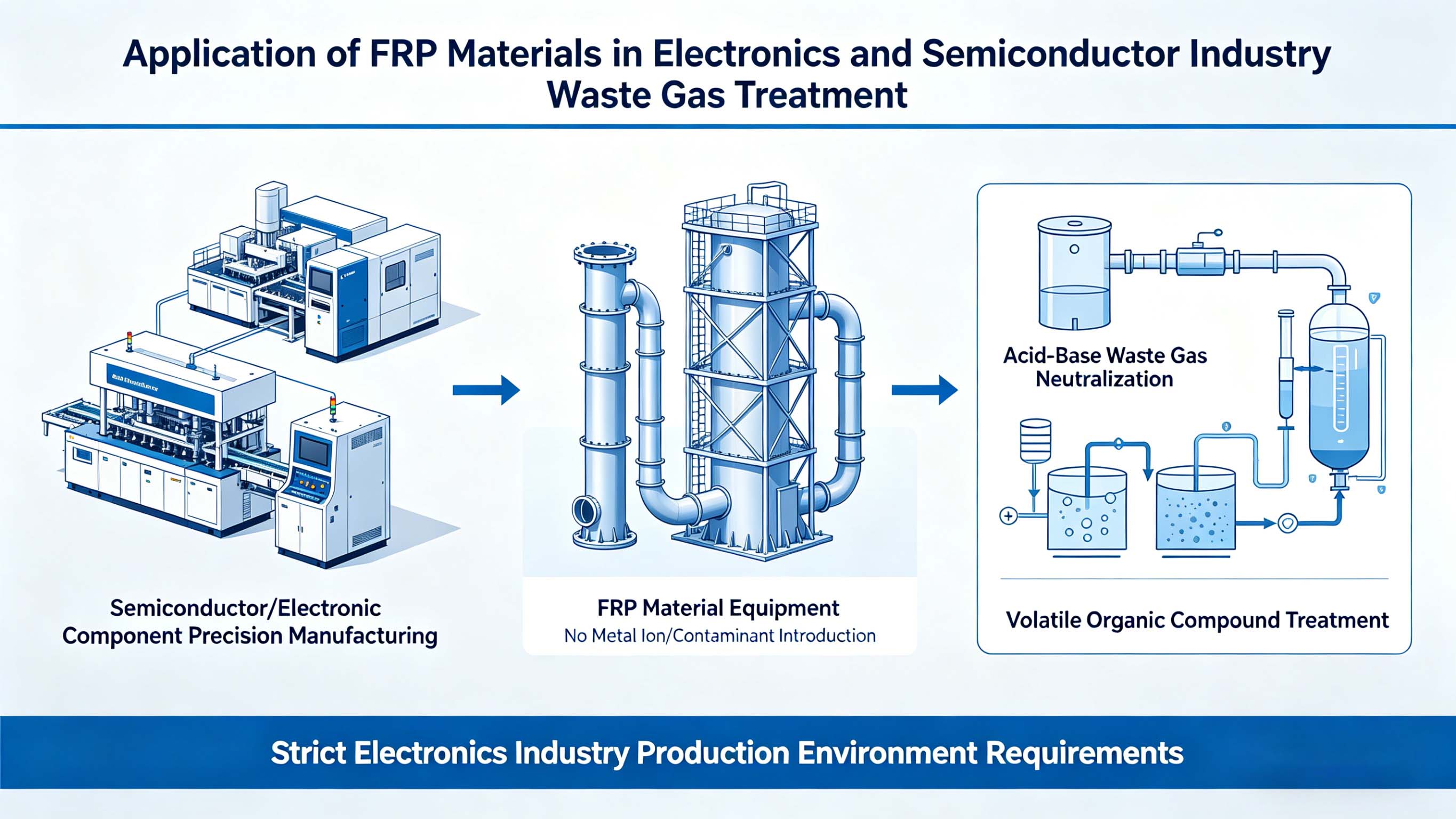 Fiberglass GFRP FRP scrubbing tower for Acid & Fume Scrubber  FT-ST3 to China Exporter