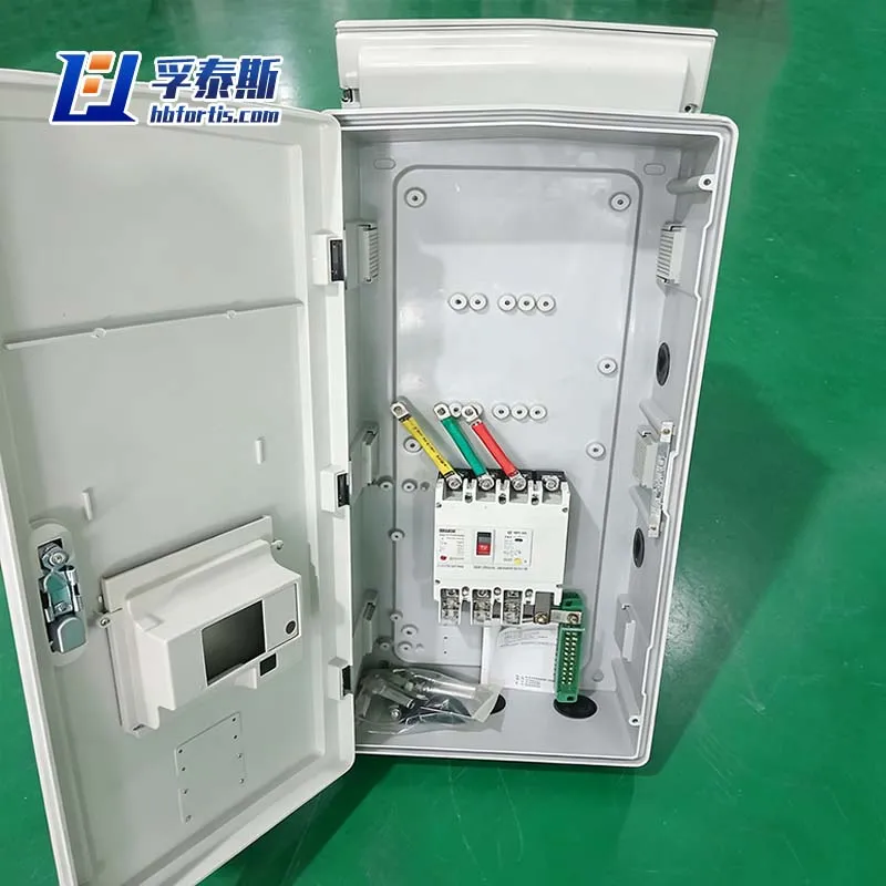 Caja de distribuci&oacute;n de cables de bajo voltaje de fibra de vidrio GFRP FRP FT-EMC-12 para el comerci