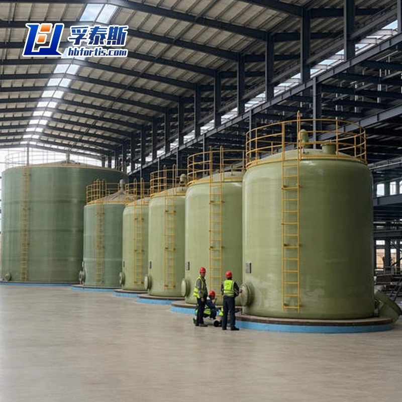 GRP Vertical Storage Tank Exporter | Chemical & Water Treatment Plants Supply