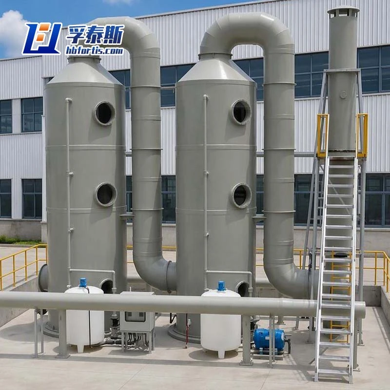 FRP Desulfurizing Tower for Boiler Flue Gas Treatment Factory-Direct Exporter